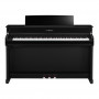 Yamaha Clavinova CLP-845 PE Полированное Эбеновое Цифровое Пианино с Банкеткой для Дома, Студии и Сцены