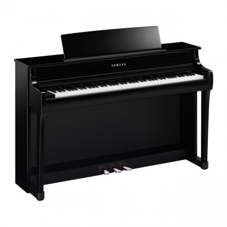 Yamaha Clavinova CLP-845 PE Полированное Эбеновое Цифровое Пианино с Банкеткой для Дома, Студии и Сцены