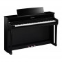 Yamaha Clavinova CLP-845 PE Полированное Эбеновое Цифровое Пианино с Банкеткой для Дома, Студии и Сцены